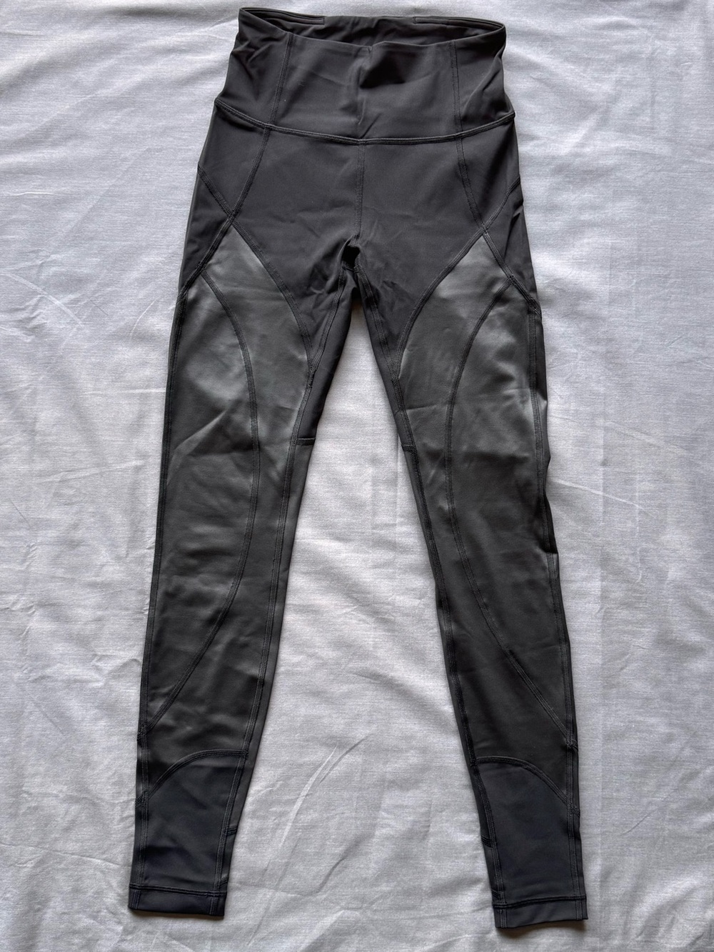 Lululemon Wunder Under HR Tight 28” Shine Black Size 4